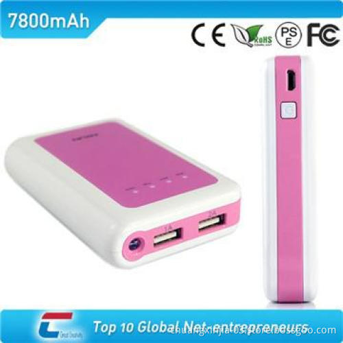 High capacity travel battery pack with dual USB interface
